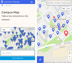 Launching the new campus map – Web Services Blog